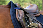 General Purpose Mesh Saddle Pad with Quick Dry Cotton Lining in Navy, White, or Black