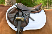 General Purpose Mesh Saddle Pad with Quick Dry Cotton Lining in Navy, White, or Black