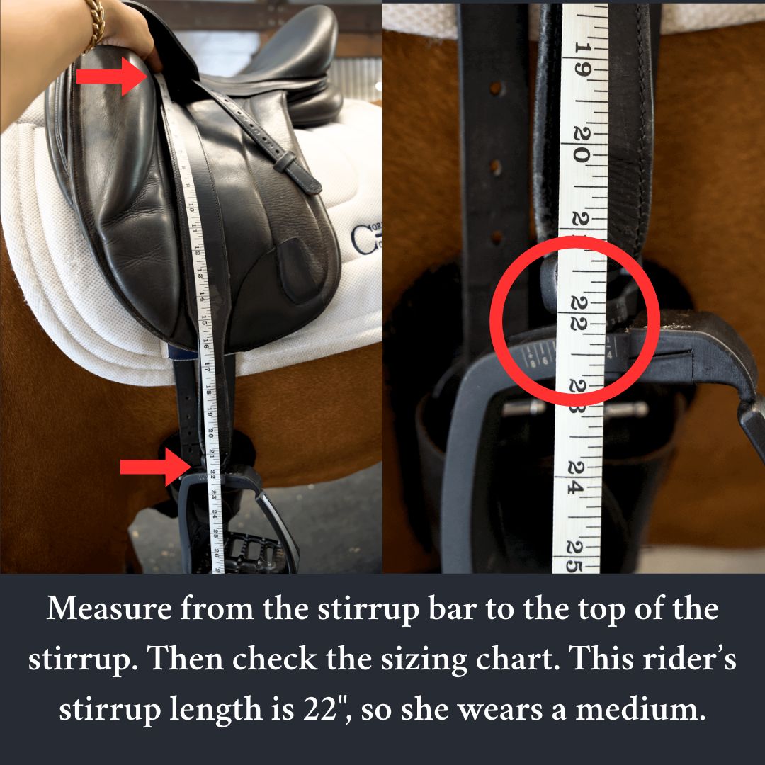 Stable Ride Stirrup Leathers with Security Stirrup Latch