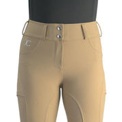 Beige Just Right Summer Breeches + Free Bit Belt