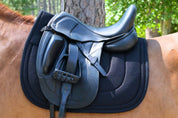 Dressage Mesh Saddle Pad with Quick Dry Cotton Lining in Navy, White or Black
