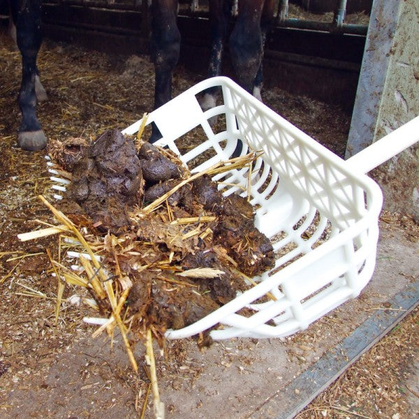 Large Pro Manure Fork With Wooden Handle