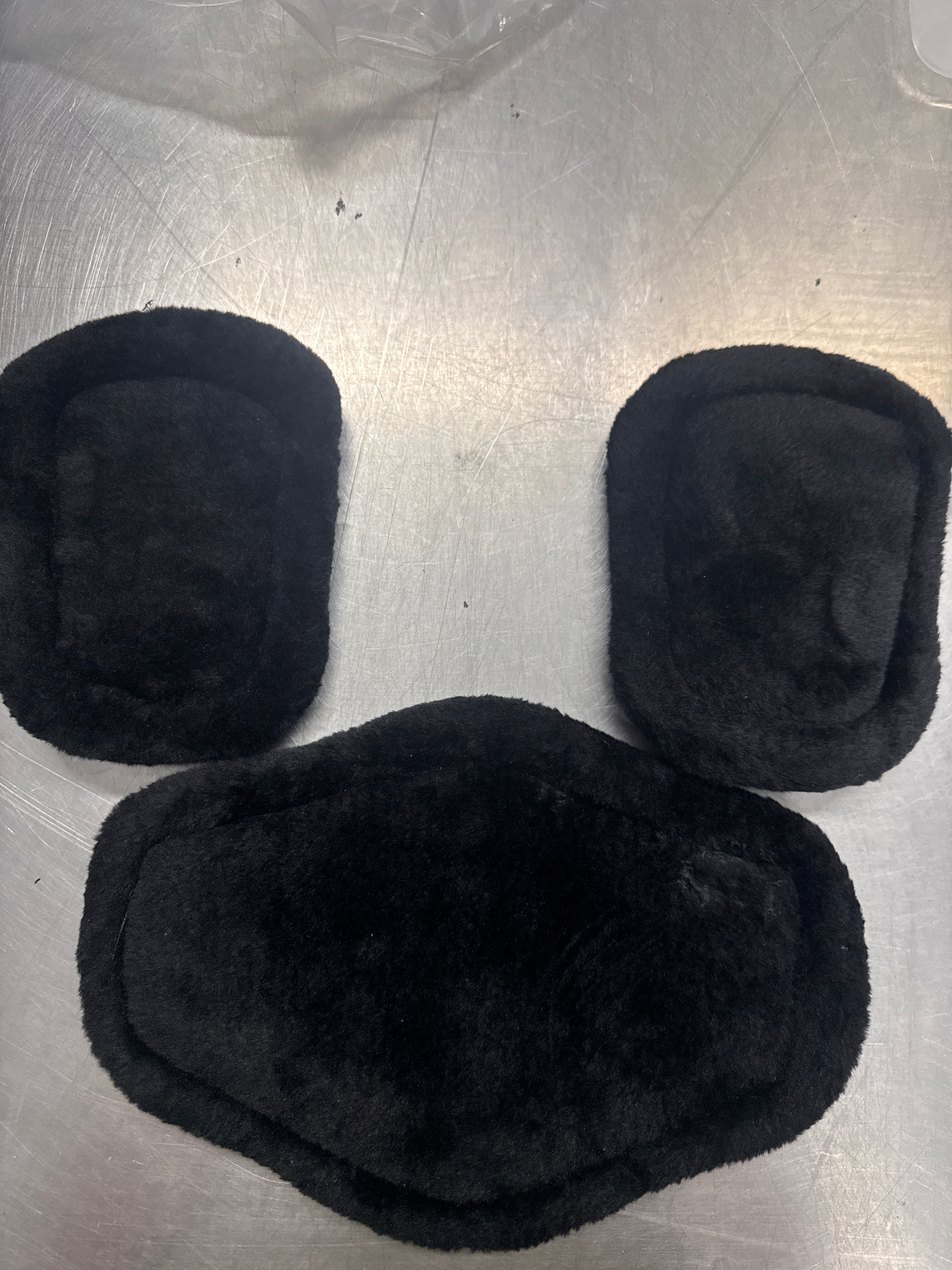 24” Fleece Pads in Black