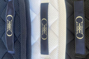 Dressage Mesh Saddle Pad with Quick Dry Cotton Lining in Navy, White or Black