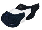 Contour Jump Mesh Saddle Pad with Quick Dry Cotton Lining in Navy, White or Black