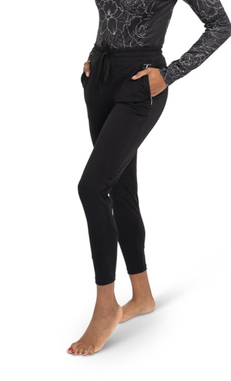 Drawstring Breeches in Black