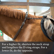 Showing A Higher Fit For The Brown Correct Connect Double Neck Strap.