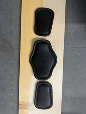 26” Leather Pads in Black