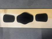 26” Leather Pads in Black