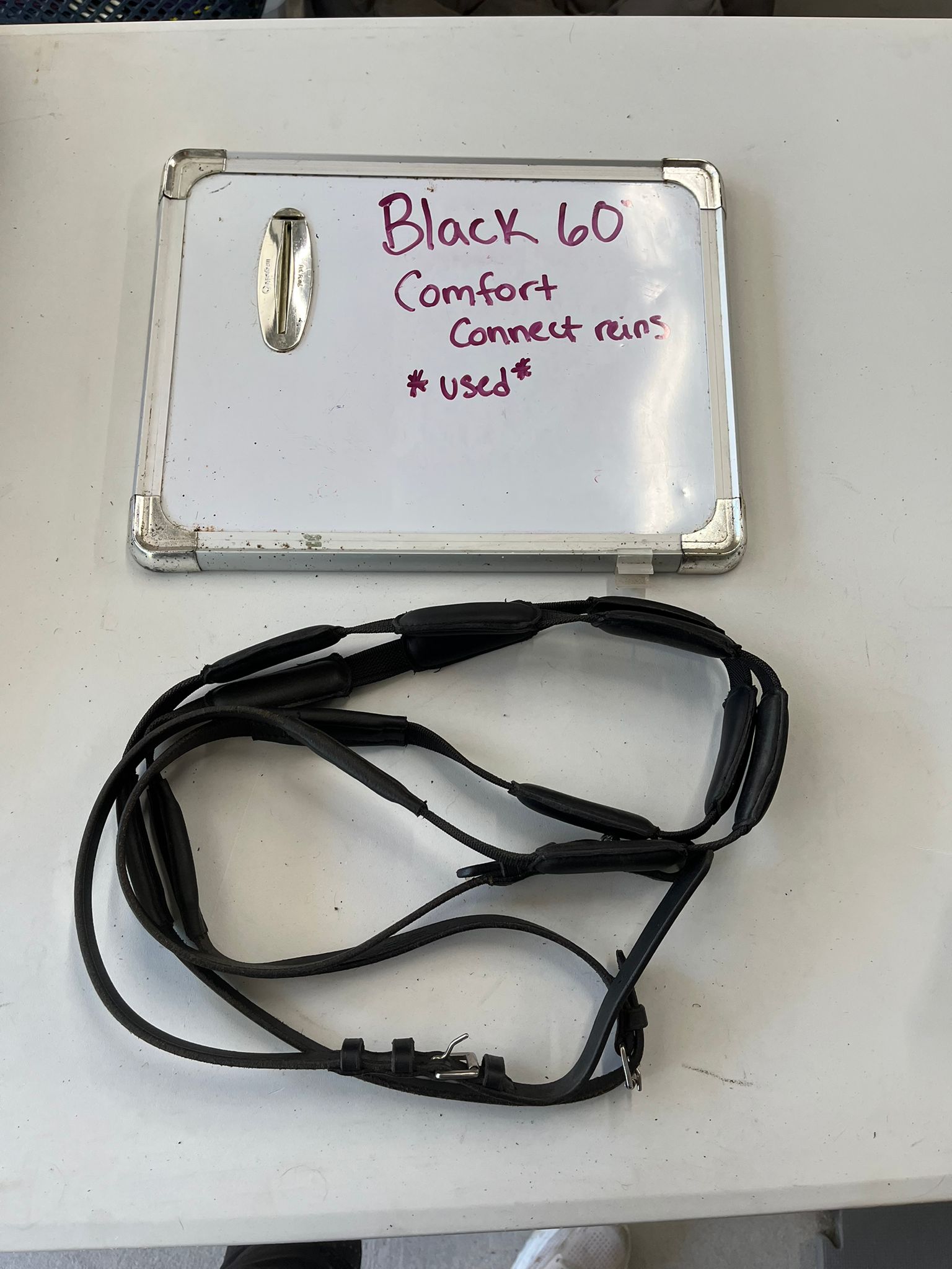 CLEARANCE Black 60" Comfort Connect Reins