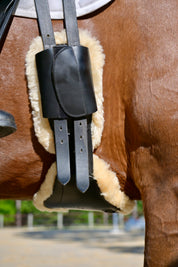 Genuine Sheepskin Pads for Short Comfort Girth