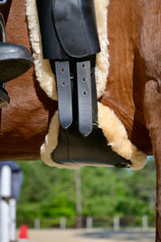 Genuine Sheepskin Pads for Short Comfort Girth