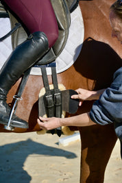 Genuine Sheepskin Pads for Short Comfort Girth