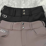 Black Mid-Weight Winter Full Seat Breeches